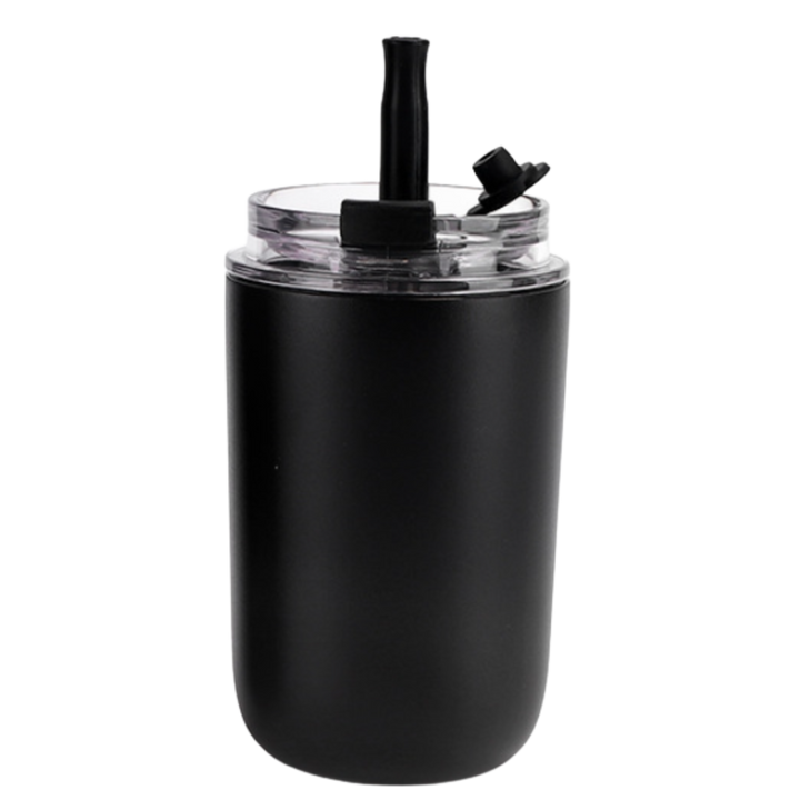 Personalised Engraved Insulated Stainless Steel Coffee Cup With Straw | Farewell Gift | Christmas