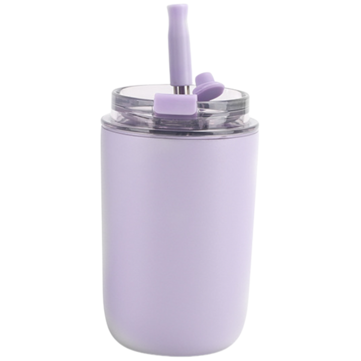 Personalised Engraved Insulated Stainless Steel Coffee Cup With Straw | Farewell Gift | Christmas