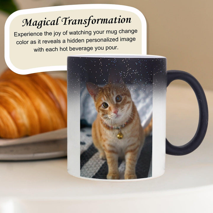 Personalised Heat Sensitive Ceramic Mug | Color Changing Mug | Occasions Gift | Couple Gift | Christmas Gift | LIMTEH