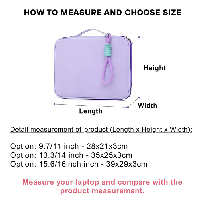 Personalised Macaron Laptop Bag | Waterproof Laptop Sleeve Computer Bag | Christmas Gift | Farewell