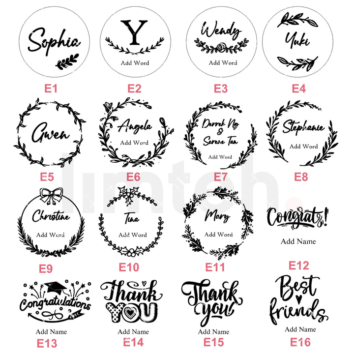 Personalised Wood Coaster Customised Coaster Tray | Farewell Gifts | Christmas Gift Xmas gift