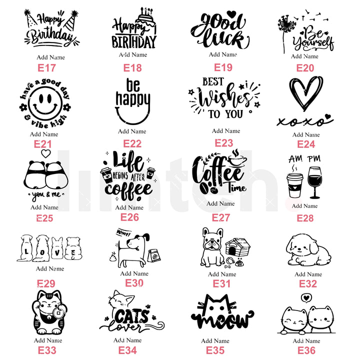 Personalised Wood Coaster Customised Coaster Tray | Farewell Gifts | Christmas Gift Xmas gift