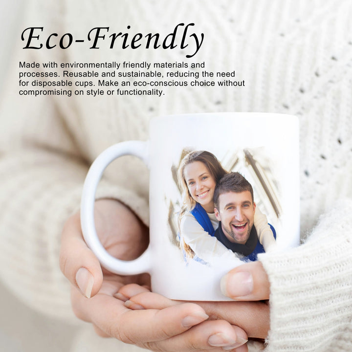 Personalised Ceramic Mug | Photo Mug | Gift With Name Word | Occasions Gift | Couple Gift | Christmas Gift | LIMTEH