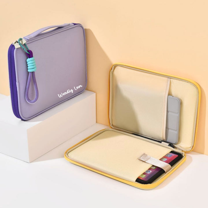 Personalised Macaron Laptop Bag | Waterproof Laptop Sleeve Computer Bag | Christmas Gift | Farewell