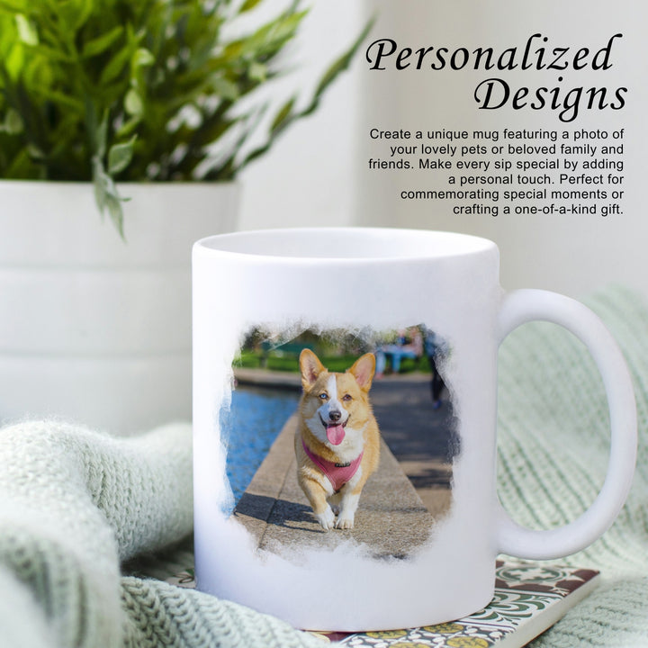 Personalised Ceramic Mug | Photo Mug | Gift With Name Word | Occasions Gift | Couple Gift | Christmas Gift | LIMTEH