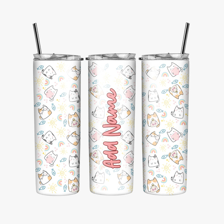 Personalised Skinny Tumbler - D7
