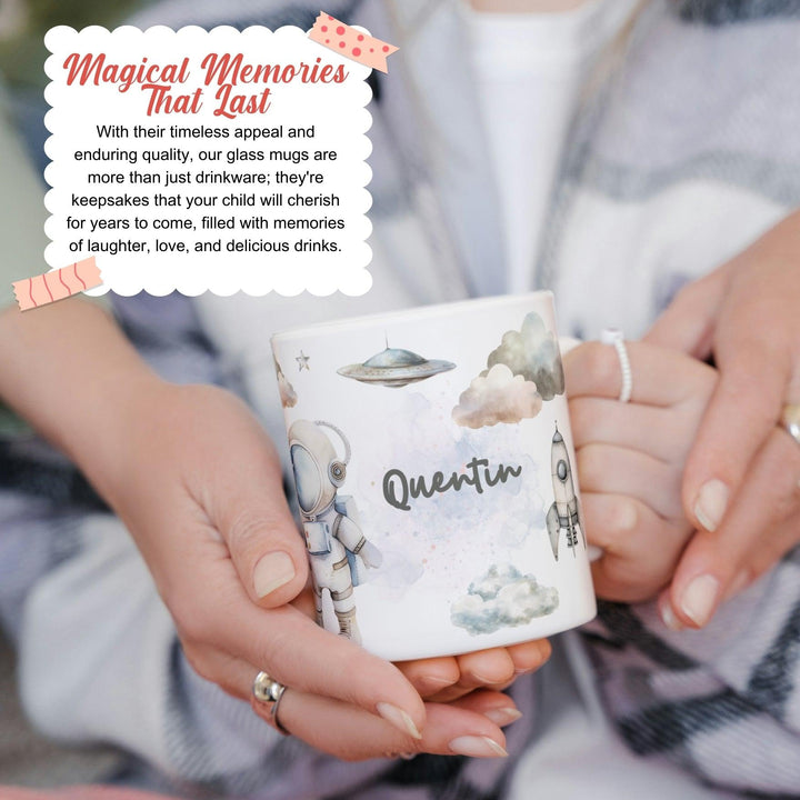 Customised Gift Ceramic Mug 325ML | Watercolor Design Cup | Water Glass Cup | Personalized Gift | Farewell Gifts