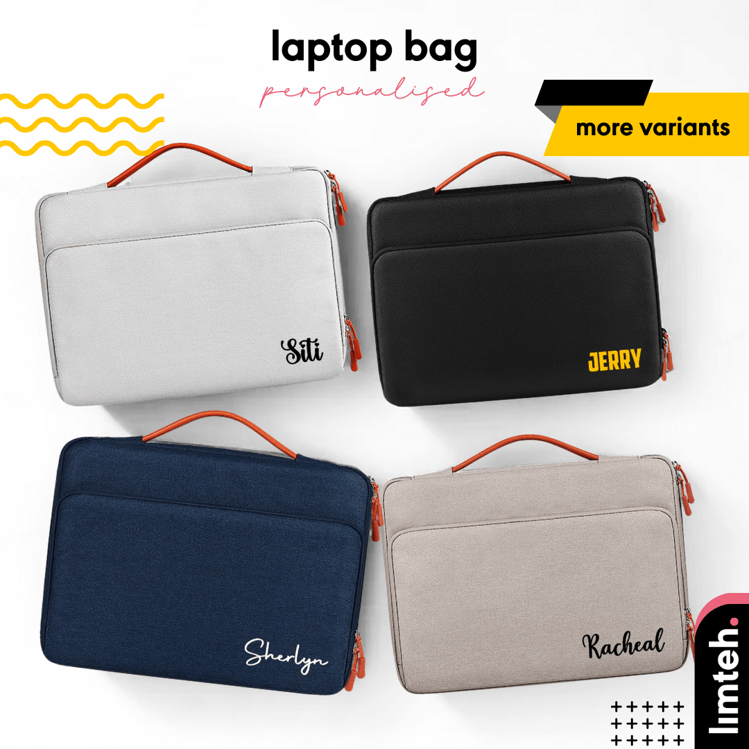 Personalised Premium Laptop Bag Waterproof Laptop Sleeve Computer Bag Macbook Pro Air Sleeve Birthday Gift