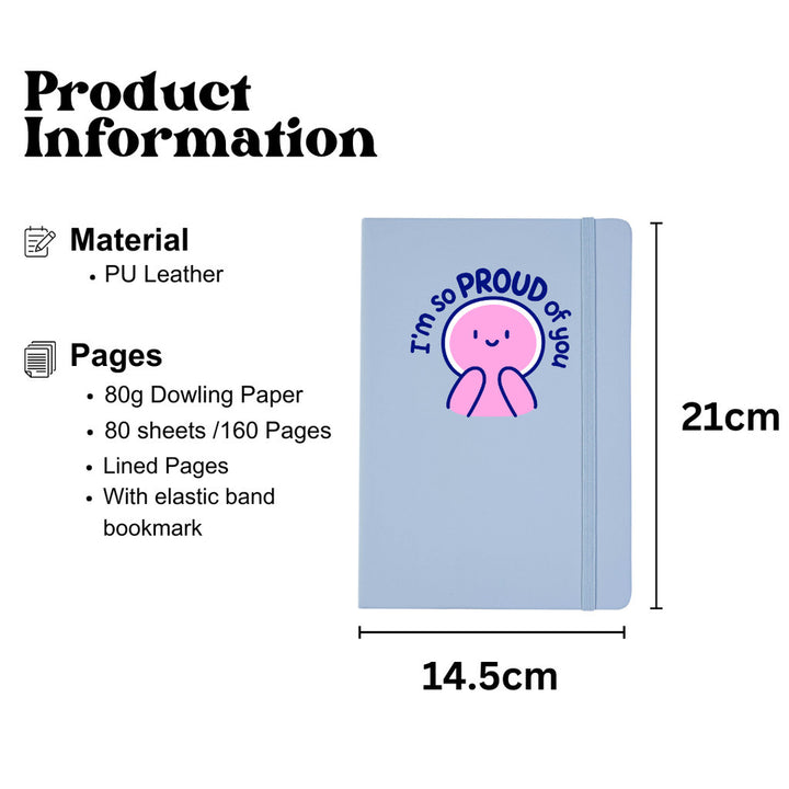 Personalised Design Notebook | Customised A5 Notebook | Customized Lined Notebook Planner Gift