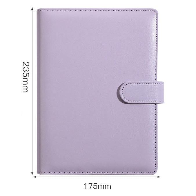 Personalised A5 Leather Journal Loose Leaf Ring Notebook Planner