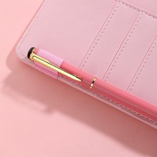Personalised A5 Leather Journal Loose Leaf Ring Notebook Planner