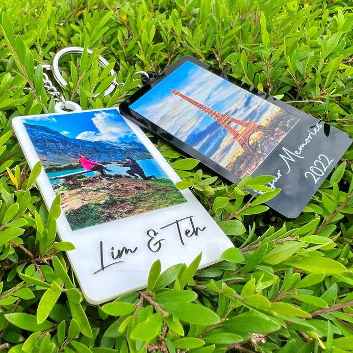 Personalised Photo Keychain gifts | Birthday | Farewell | Anniversary | Valentine | Best Friend Sibling Boyfriend