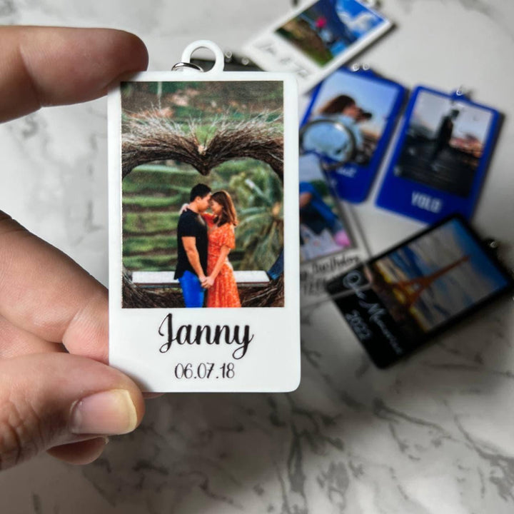 Personalised Photo Keychain gifts | Birthday | Farewell | Anniversary | Valentine | Best Friend Sibling Boyfriend
