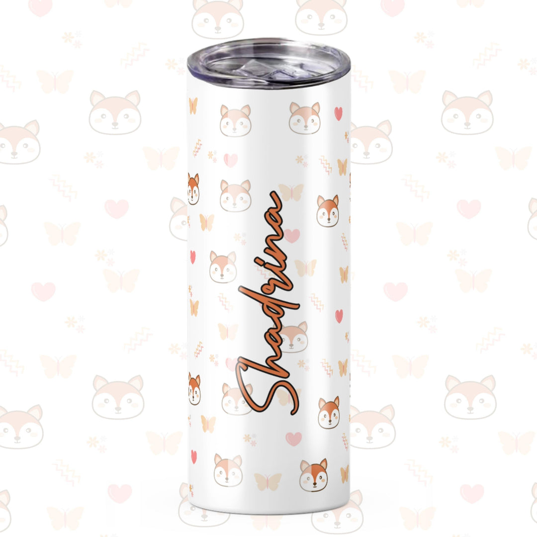 Personalised Skinny Tumbler 600ml | Thermal Stainless Steel Water Bottle | Christmas Gifts | Customised Gift | Birthday