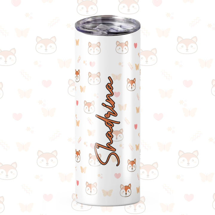 Personalised Skinny Tumbler 600ml | Thermal Stainless Steel Water Bottle | Christmas Gifts | Customised Gift | Birthday