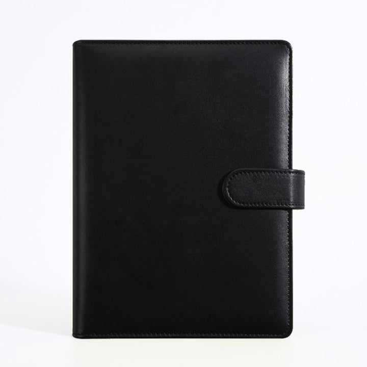 Personalised A5 Leather Journal Loose Leaf Ring Notebook Planner