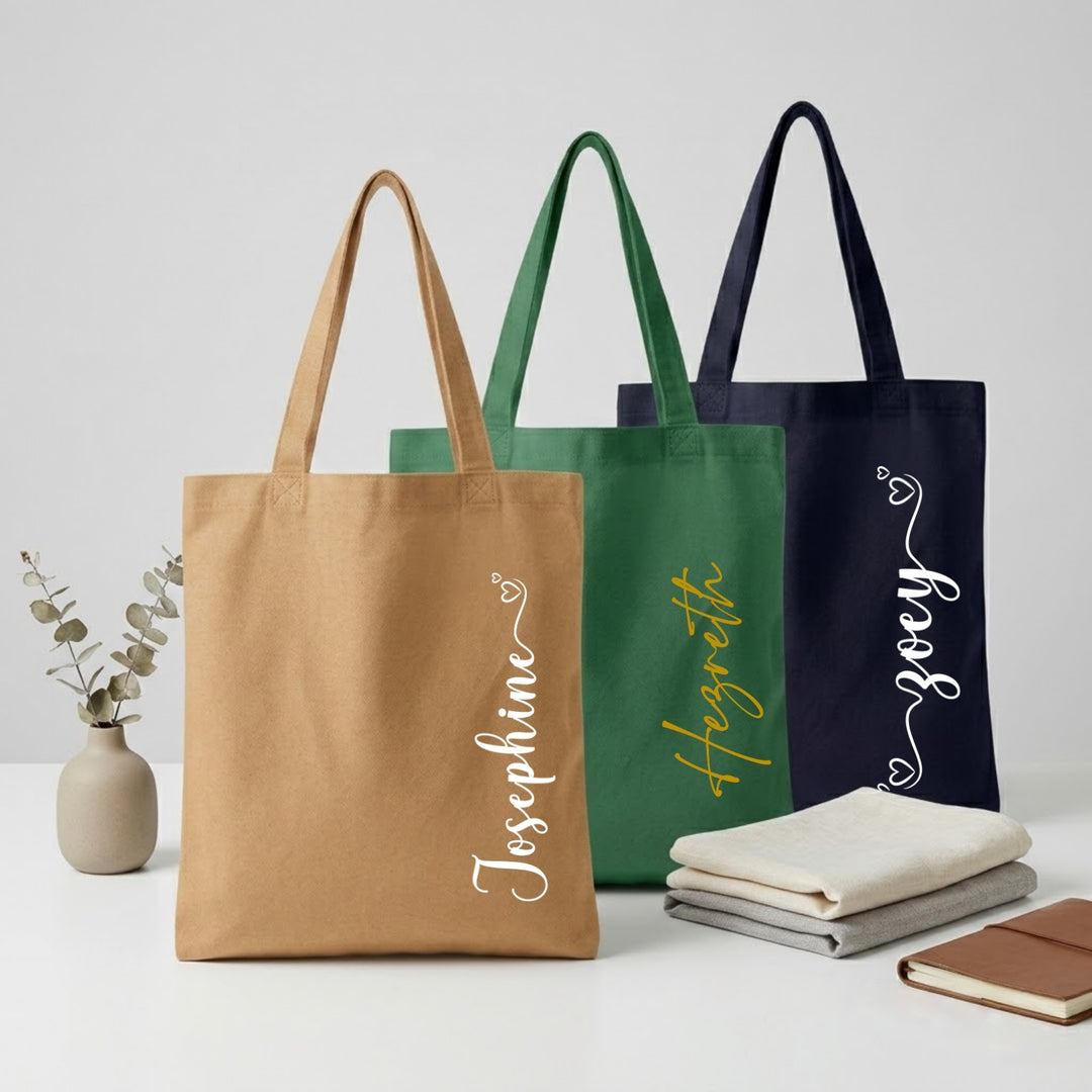 Personalised Tote Bag with name/initial | Shopping Bag | Canvas Bag