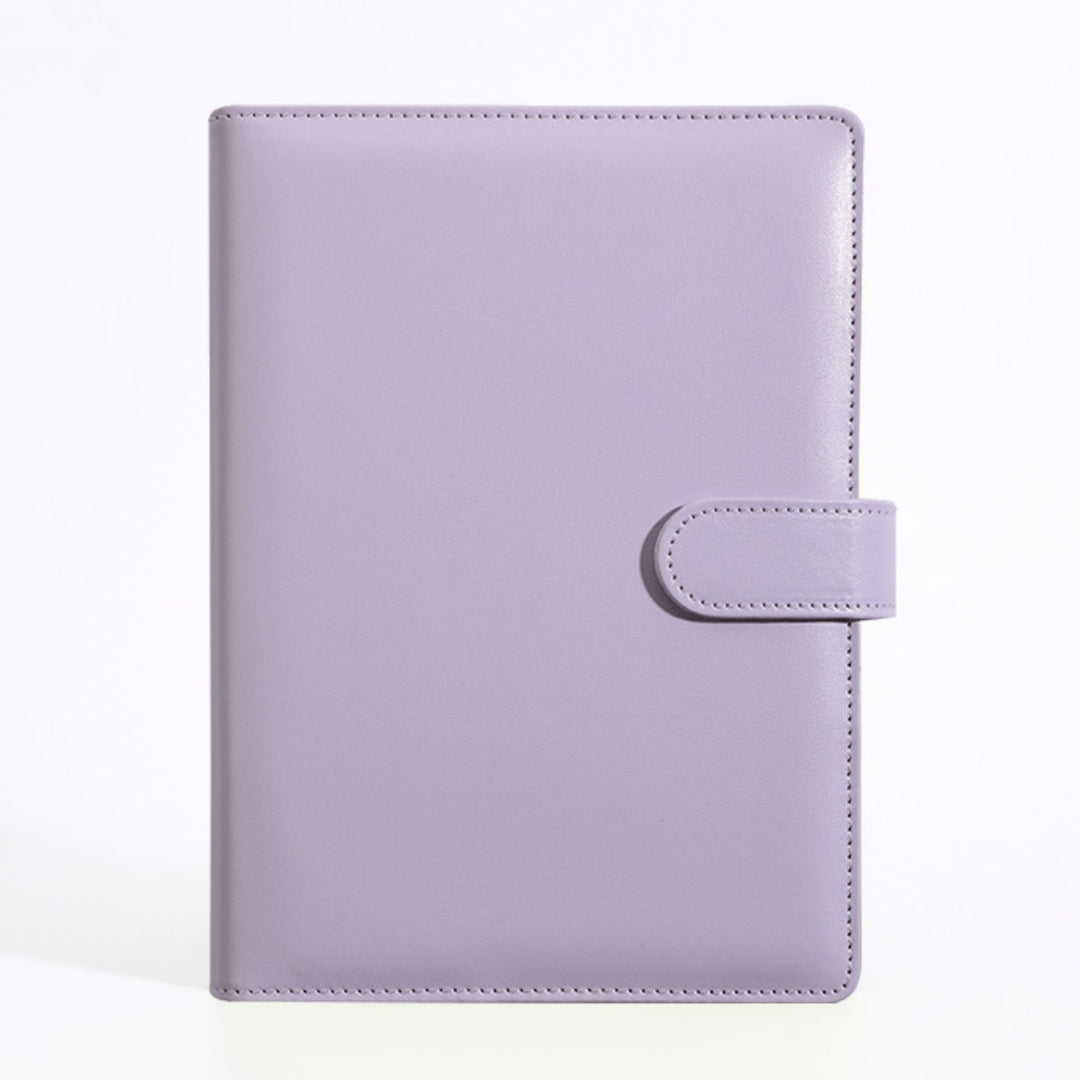 Personalised A5 Leather Journal Loose Leaf Ring Notebook Planner