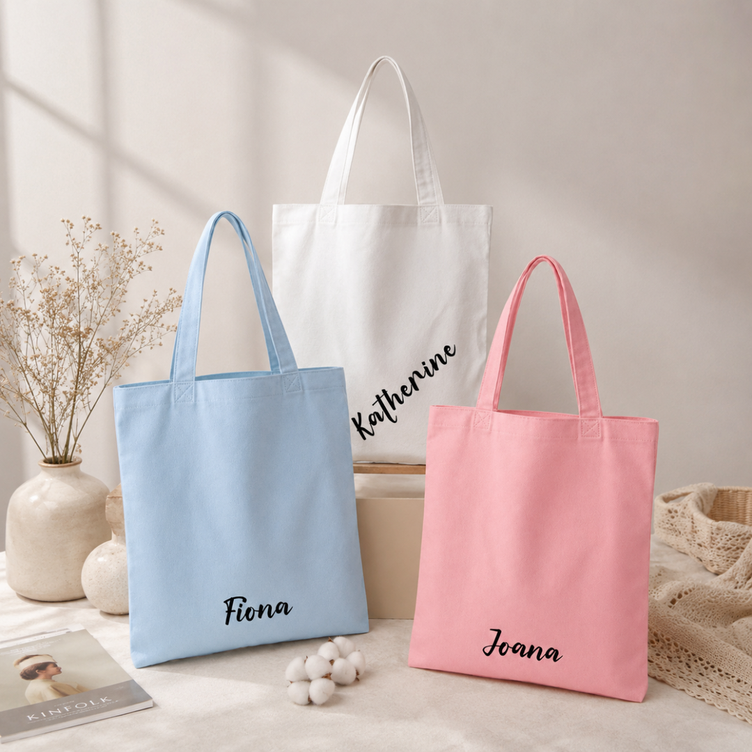 Personalised Tote Bag with name/initial | Shopping Bag | Canvas Bag