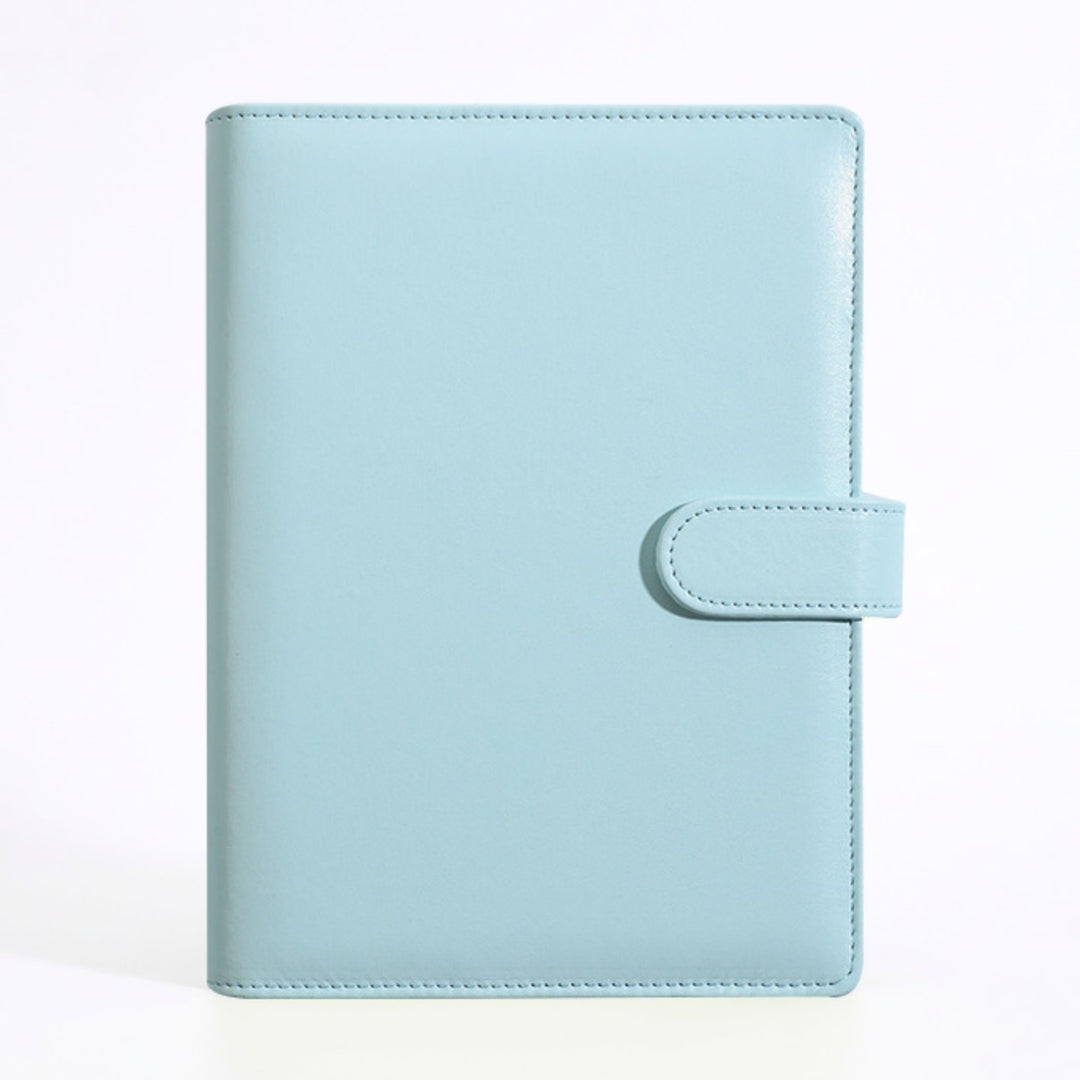 Personalised A5 Leather Journal Loose Leaf Ring Notebook Planner