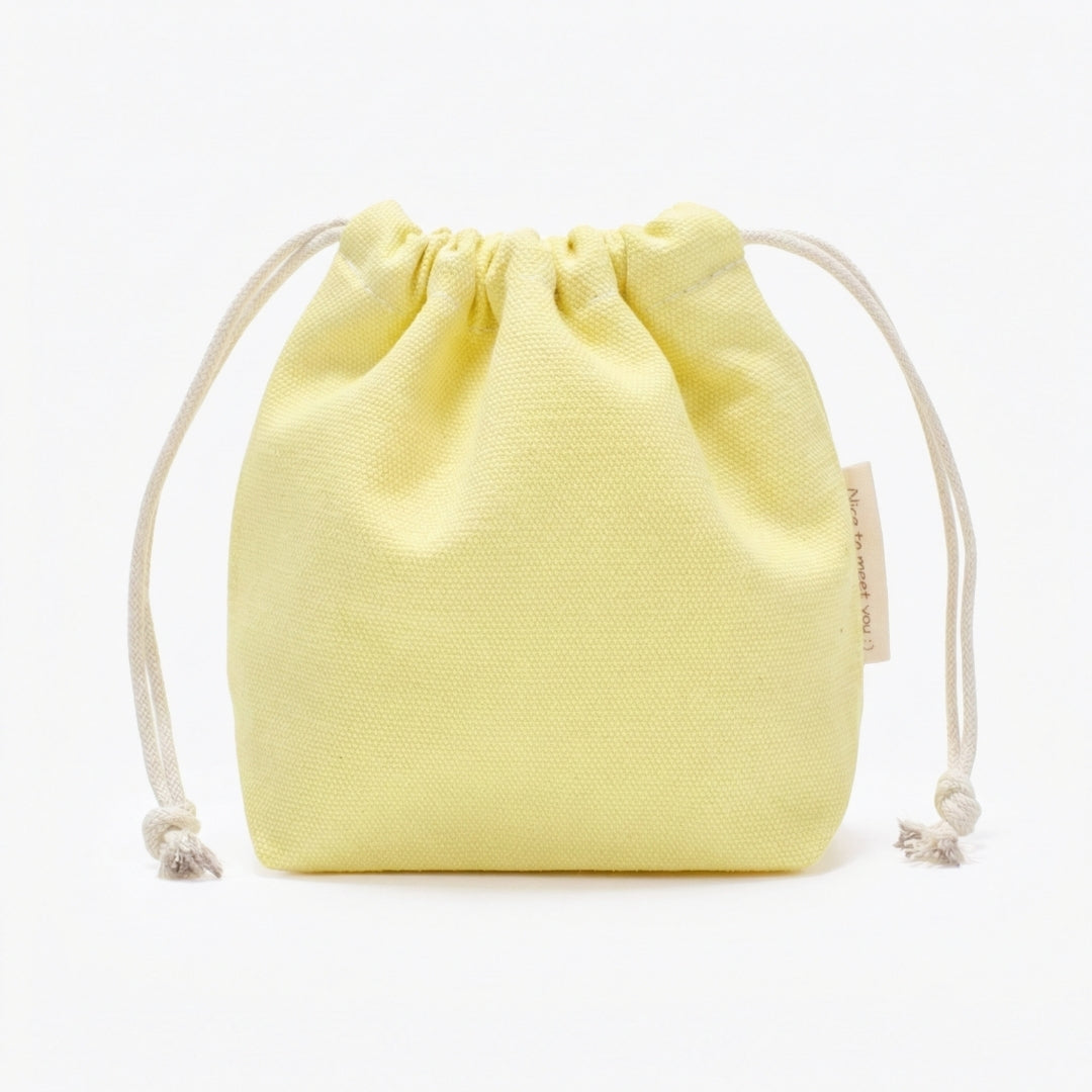 Personalised Cotton Linen | Drawstring Canvas Pouch | Travel Clothing | Storage Bag Cosmetic Storage Pouch | Xmas Gift