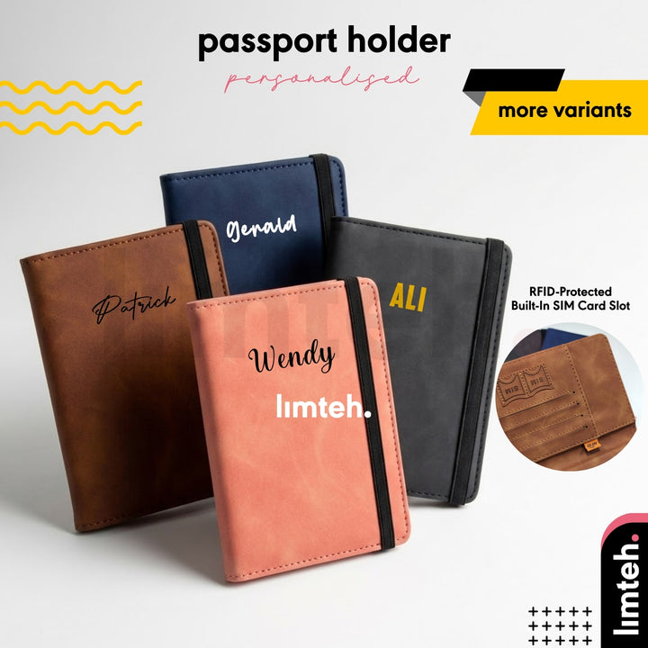 Personalised Leather Passport Holder | Passport cover leather| Passport wallet | Passport case | Personalised Gift