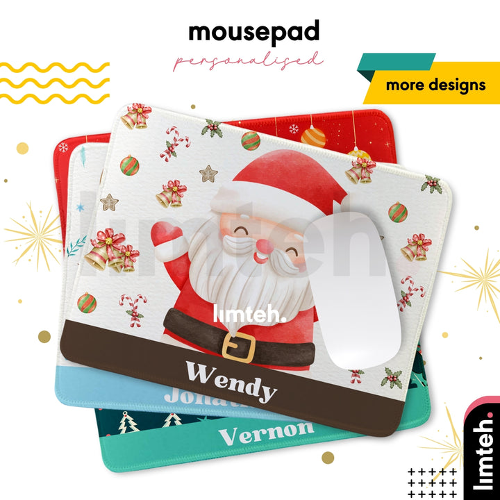 Personalised Mouse Pad | Mousepad | Smooth Desk Mat | Customised Gift | Christmas Gift Ideas | Farewell Gift | LIMTEH
