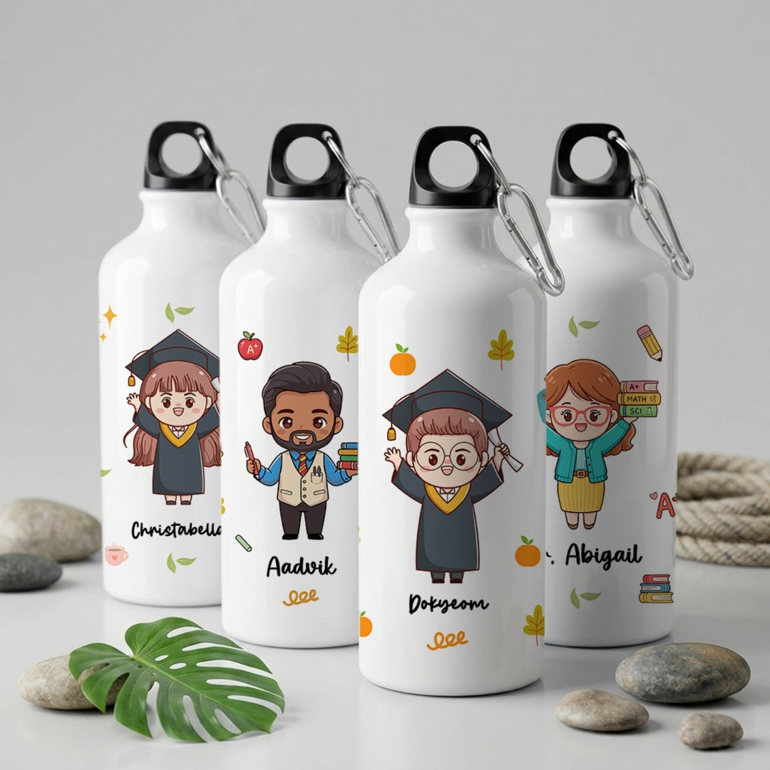 Personalised 500ml Aqua Mug| Water Bottle | Customised gift | Christmas Gifts | Graduation Gifts 