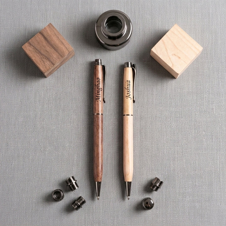 Personalised Wood Gel Pen | Engraving Pen | Teachers Day Gift | Personalised Gift | Customised Pen | Christmas Gift | LIMTEH