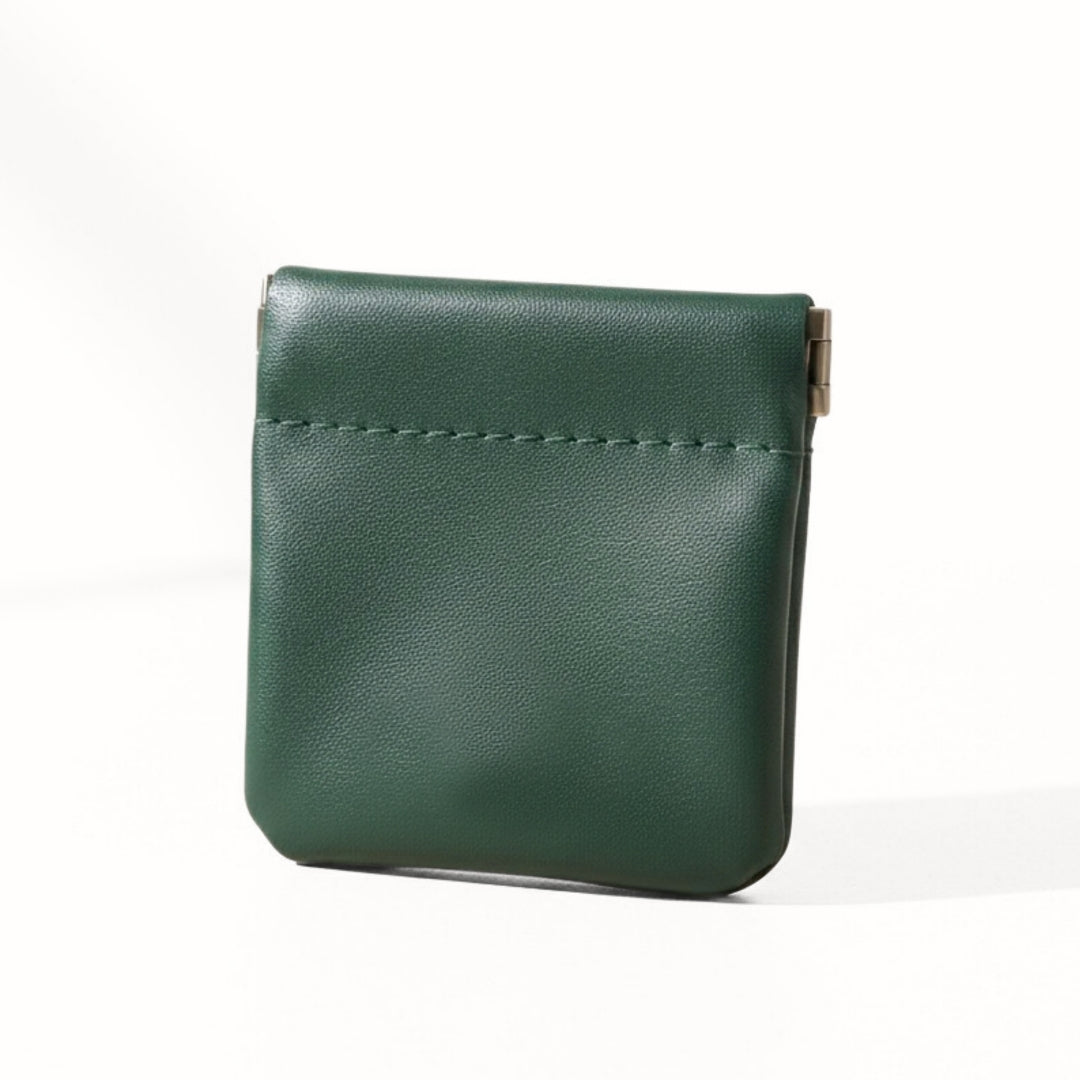 Personalised Macaron Leather Pouch with Name or Initials