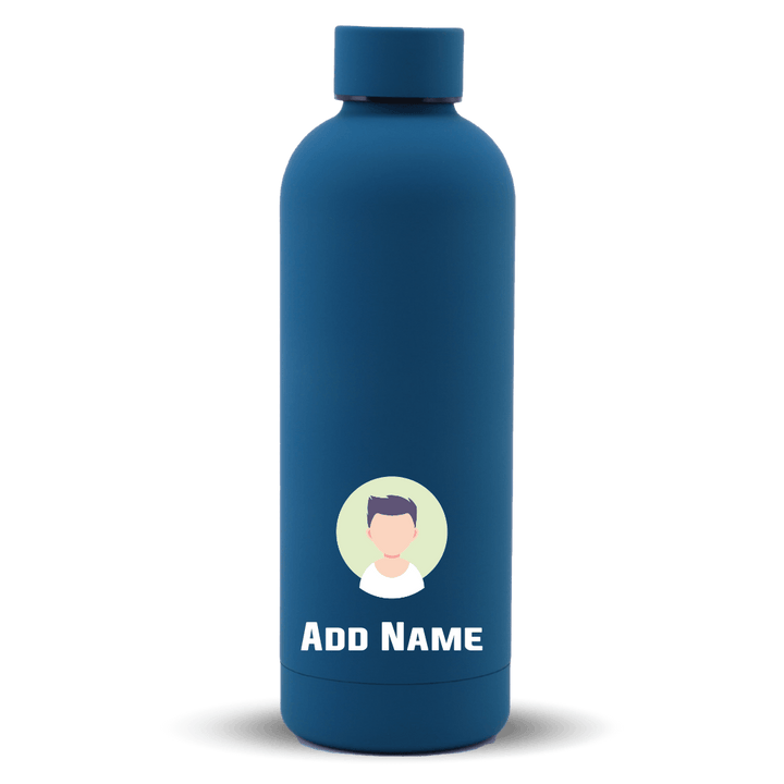 [Portrait Vector Series] Mizu Thermos tumbler bottle | Stainless Steel Water Bottle 500ml - Midnight Blue