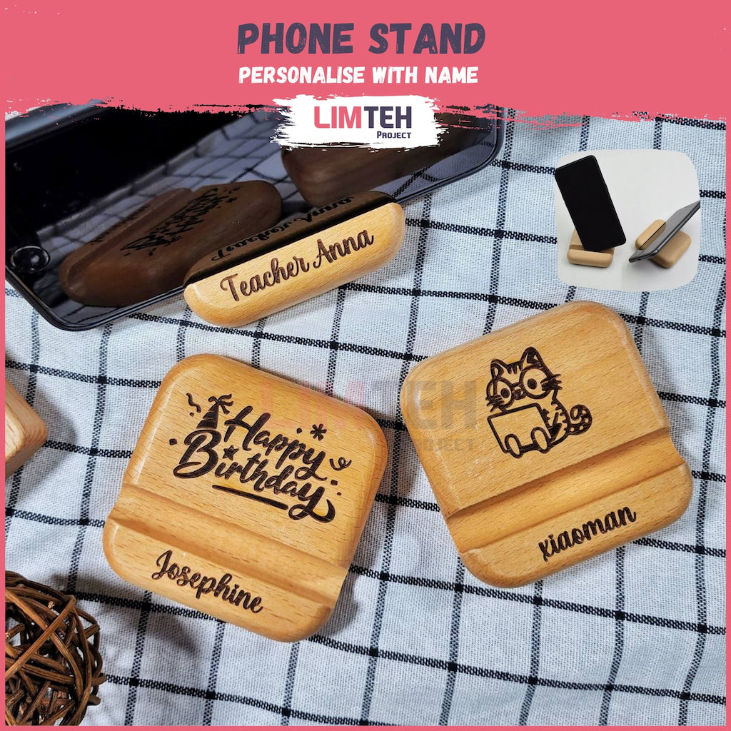 Personalised handphone stand  Customised phone holder  | Farewell Gifts |  Christmas Gift  Xmas gift | Personalised Gift