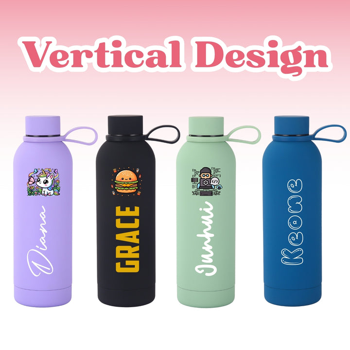 Personalised Tumbler | Thermal Stainless Steel Water Bottle 500ml | Christmas Gifts | Farewell Gifts | Birthday Gifts