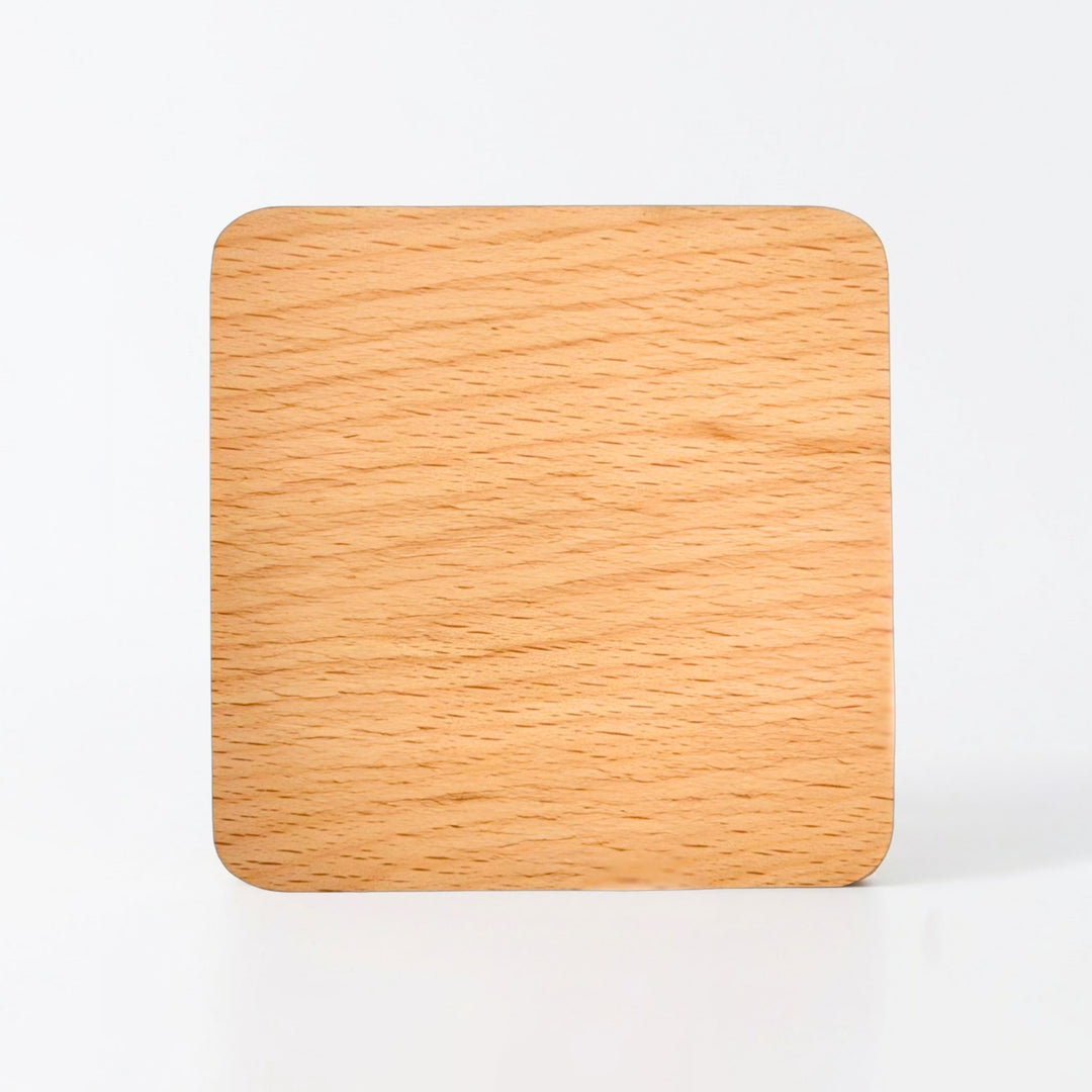 Personalised Wood Cup Coasters | Custom Design | Personalized Engraving Gift |  Customized Wood Children's Day