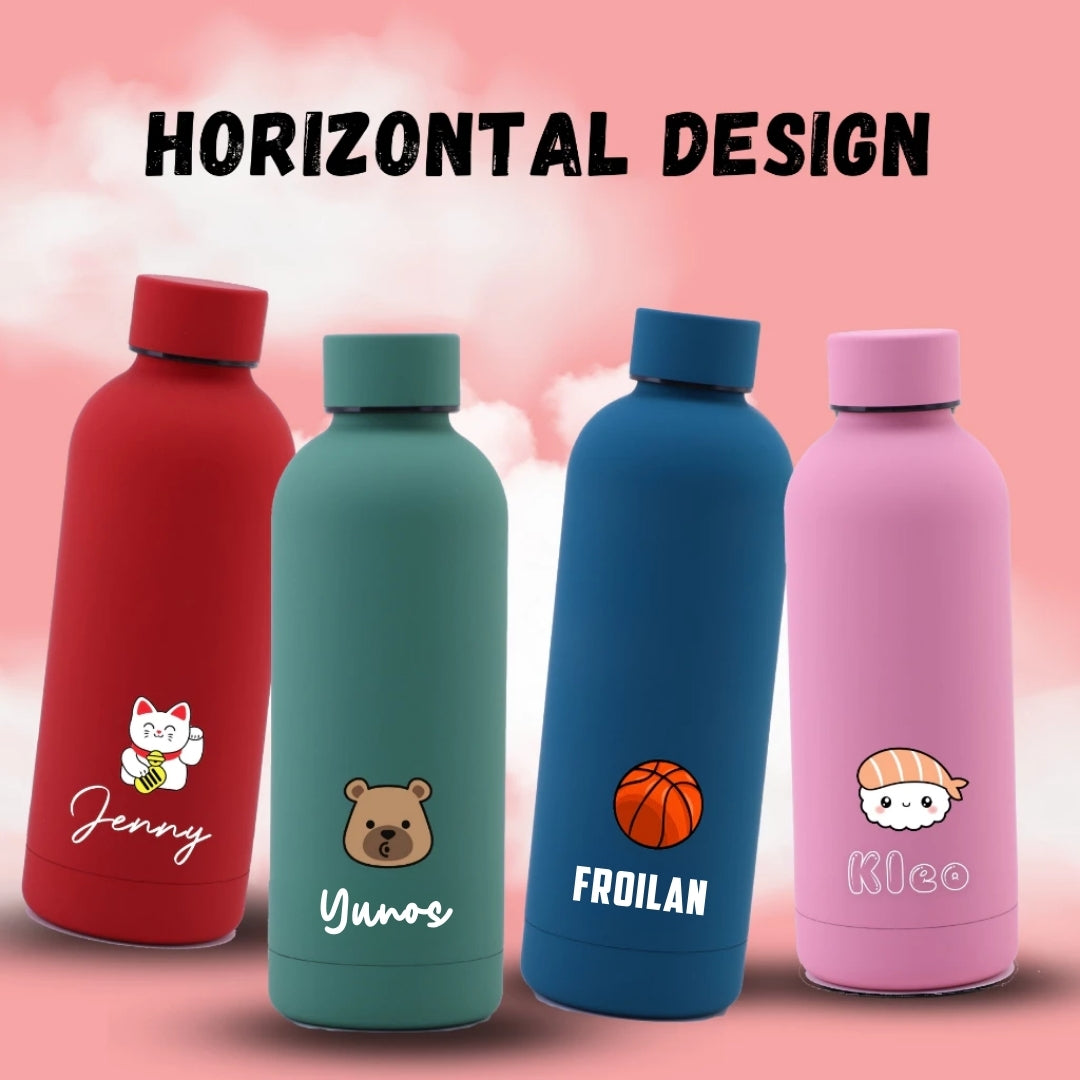 Personalised Tumbler | Thermal Stainless Steel Water Bottle 500ml | Christmas Gifts | Farewell Gifts | Birthday Gifts