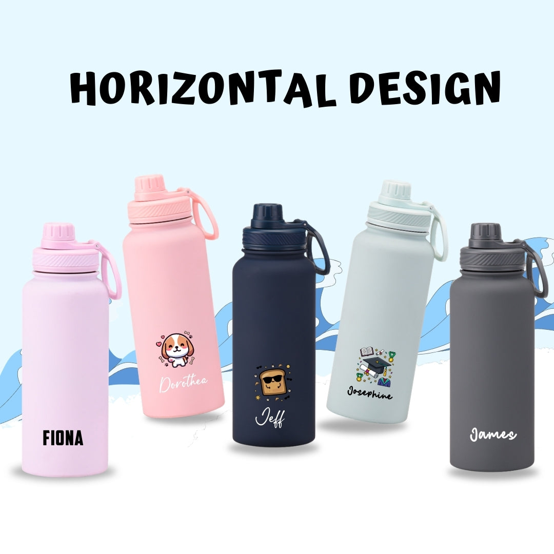 Personalised 1000ml Sport Tumbler | Thermal flask | Water Bottle | Customised gift | Christmas Gifts | Farewell Gifts