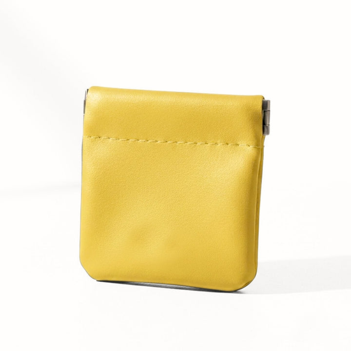 Personalised Macaron Leather Pouch with Name or Initials