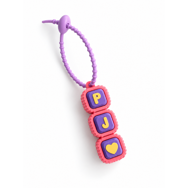 [Pre-Order] Personalised Paracord Clicker Keychain | Name Cute Icons | Bag Accessories | Fidget Clicker