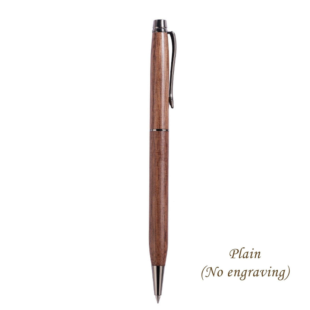 Personalised Wood Gel Pen | Engraving Pen | Teachers Day Gift | Personalised Gift | Customised Pen | Christmas Gift | LIMTEH