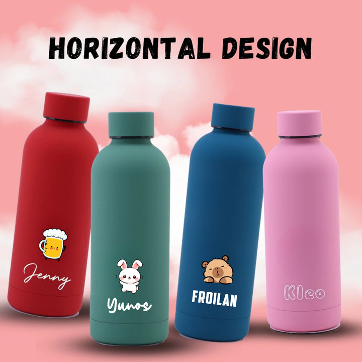 Personalised Tumbler | Thermal Stainless Steel Water Bottle 500ml | Christmas Gifts | Farewell Gifts | Birthday Gifts