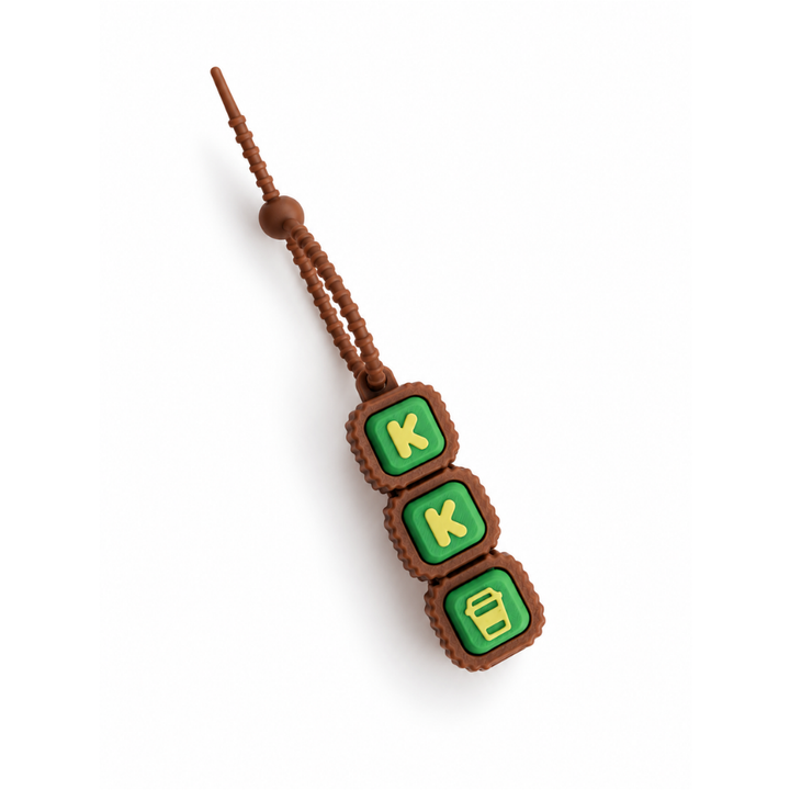 [Pre-Order] Personalised Paracord Clicker Keychain | Name Cute Icons | Bag Accessories | Fidget Clicker
