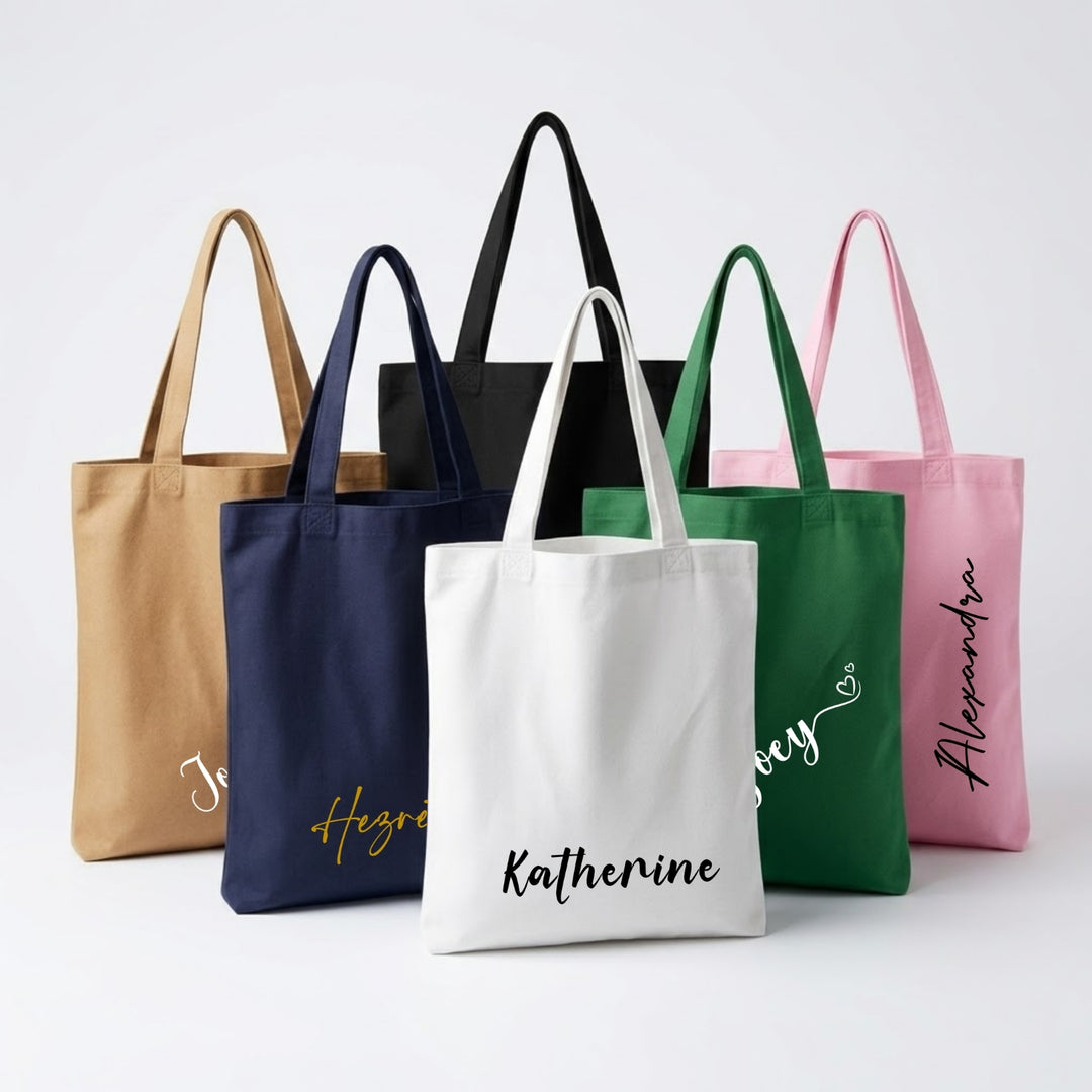 Personalised Tote Bag with name/initial | Shopping Bag | Canvas Bag