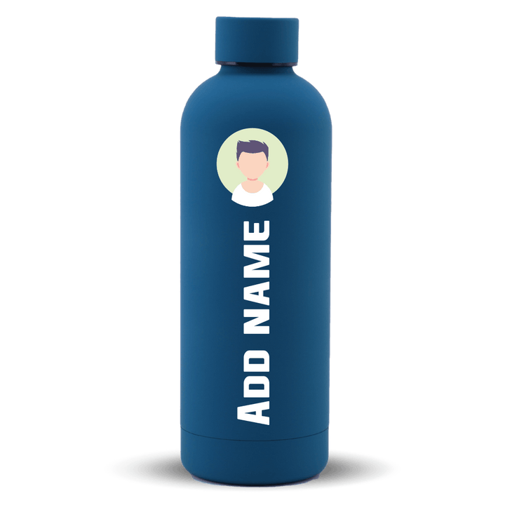 [Portrait Vector Series] Mizu Thermos tumbler bottle | Stainless Steel Water Bottle 500ml - Midnight Blue