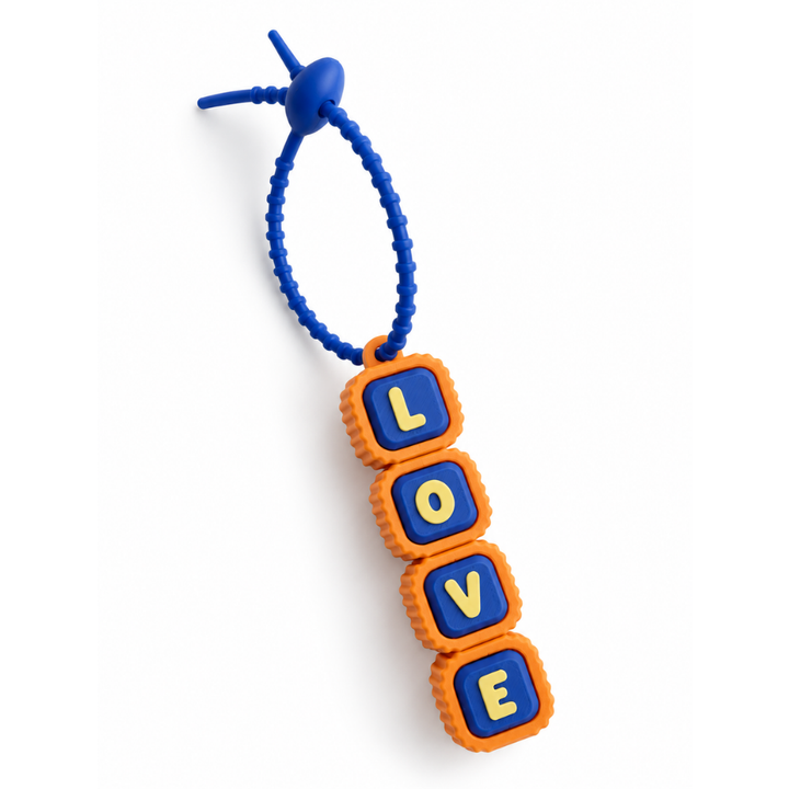 [Pre-Order] Personalised Paracord Clicker Keychain | Name Cute Icons | Bag Accessories | Fidget Clicker