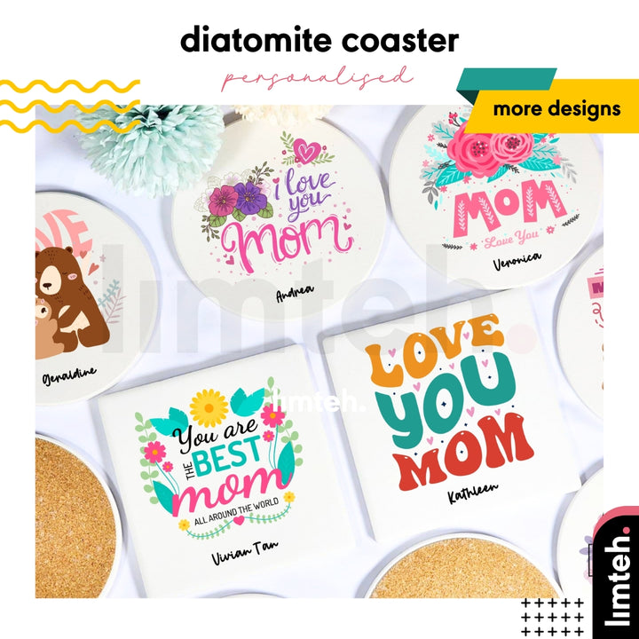 Personalised Coaster | Gift With Name | Occasions Gift | Teacher day gift | Father day gift | Christmas Gift | LIMTEH