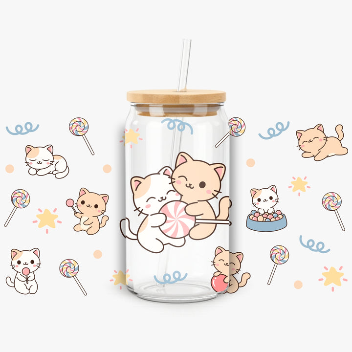 Glass Can With Straw | Glass Mug | Designer Mugs Cups | Gifts | LIMTEH