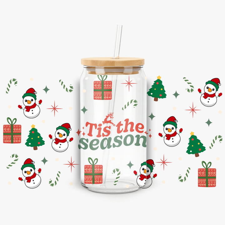 Glass Can With Straw - FS19