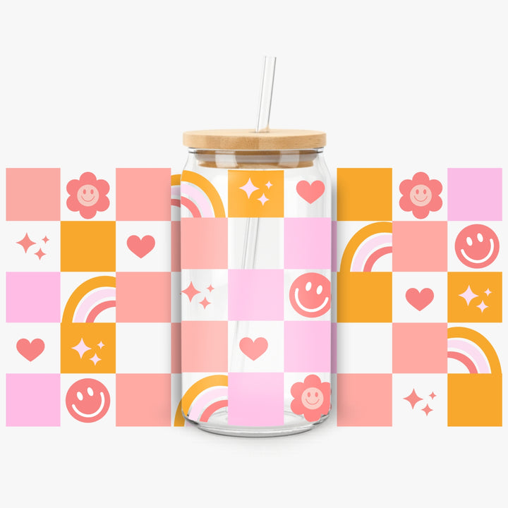 Glass Can With Straw | Glass Mug | Designer Mugs Cups | Gifts | LIMTEH