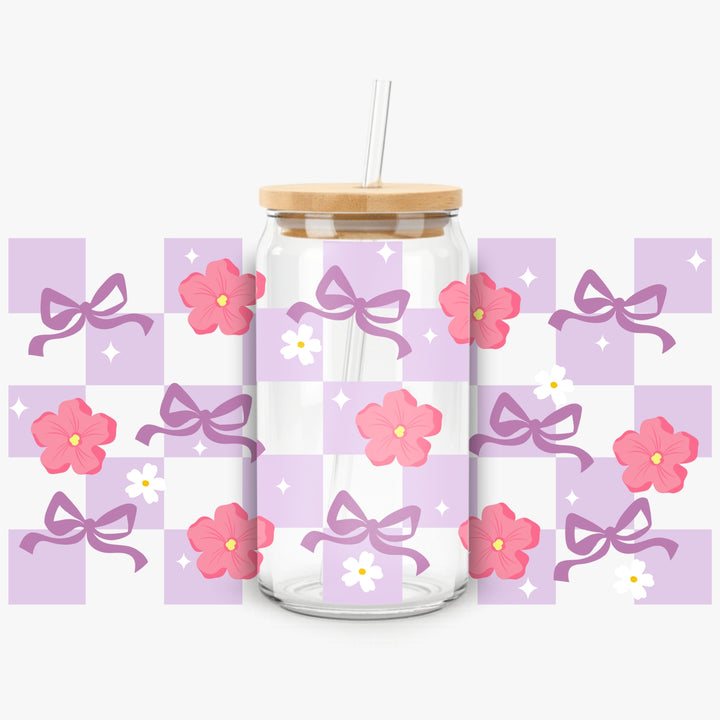 Glass Can With Straw - FS3