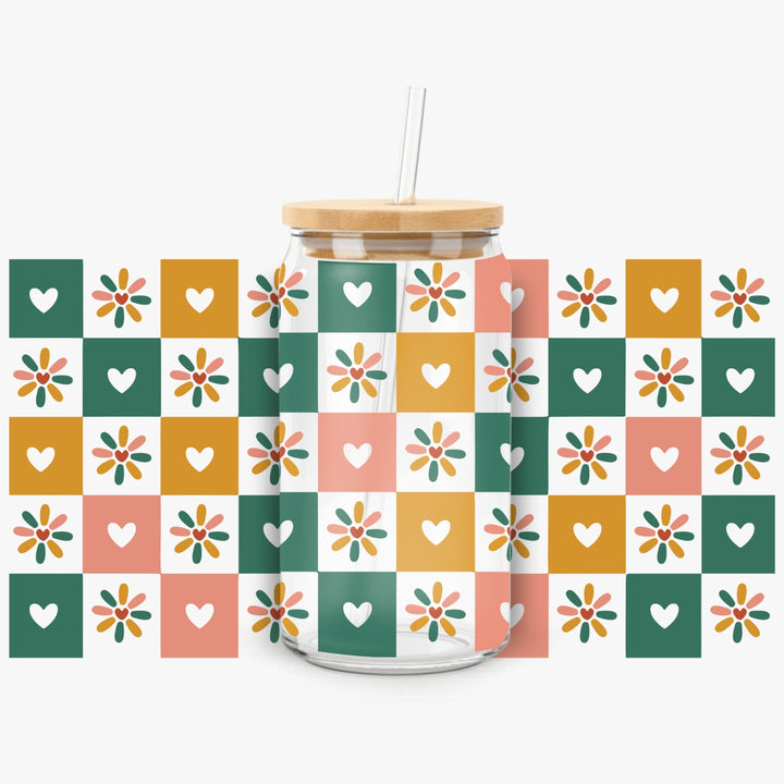 Glass Can With Straw - FS4